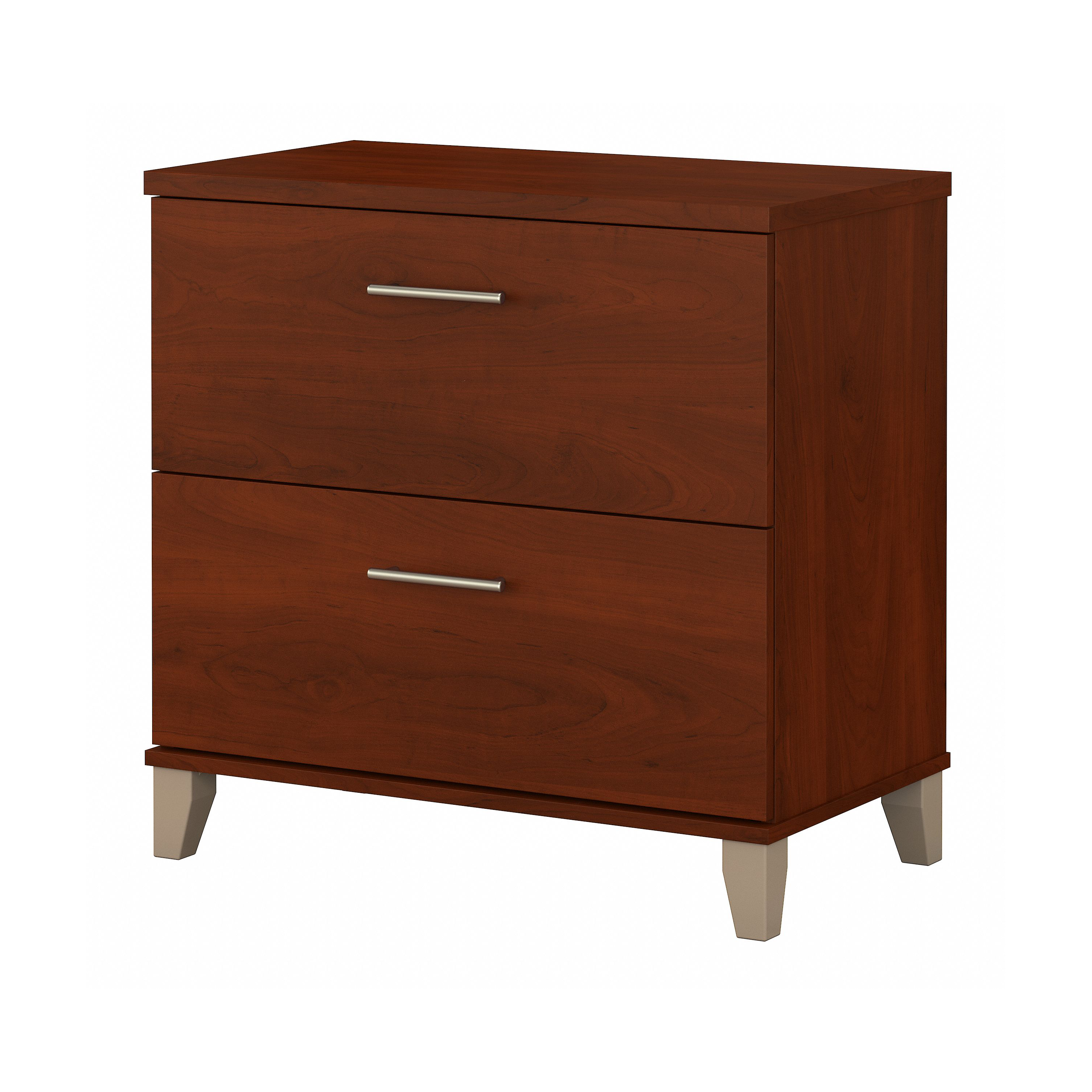 Shop Bush Furniture Somerset 2 Drawer Lateral File Cabinet 02 WC81780 #color_hansen cherry