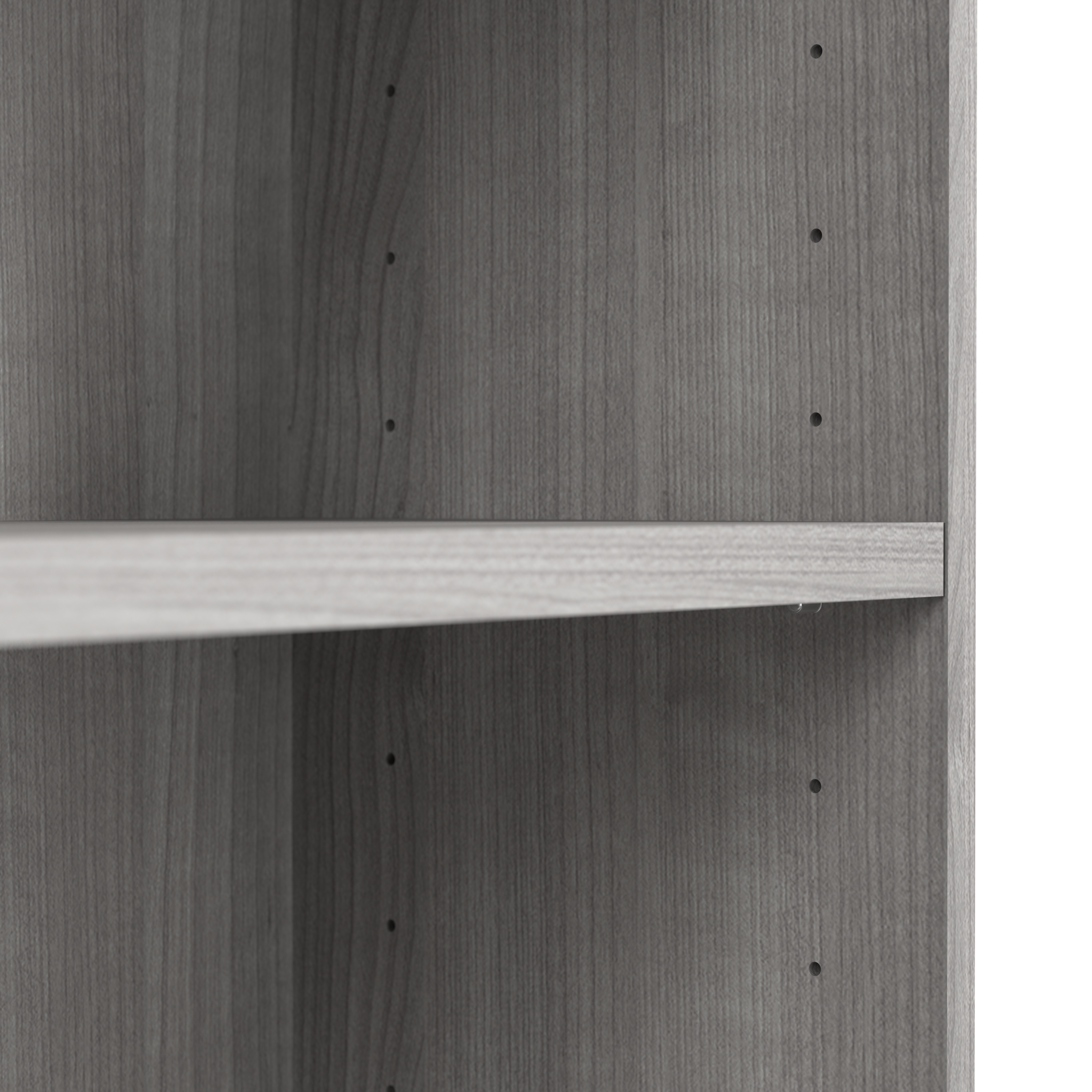 Shop Bush Furniture Universal Tall 5 Shelf Bookcase - Set of 2 04 UB003PG #color_platinum gray