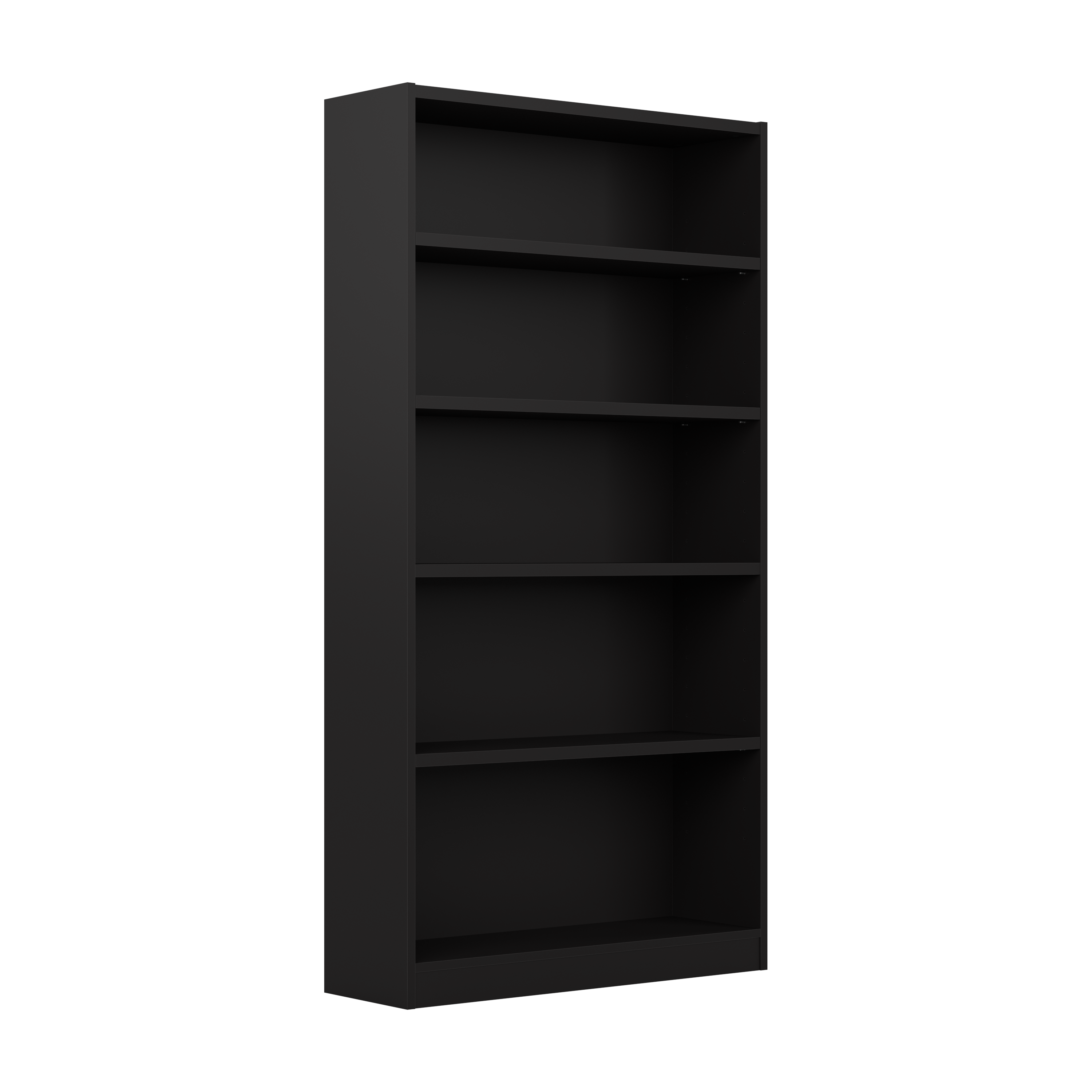 Shop Bush Furniture Universal Tall 5 Shelf Bookcase 02 WL12436 #color_black