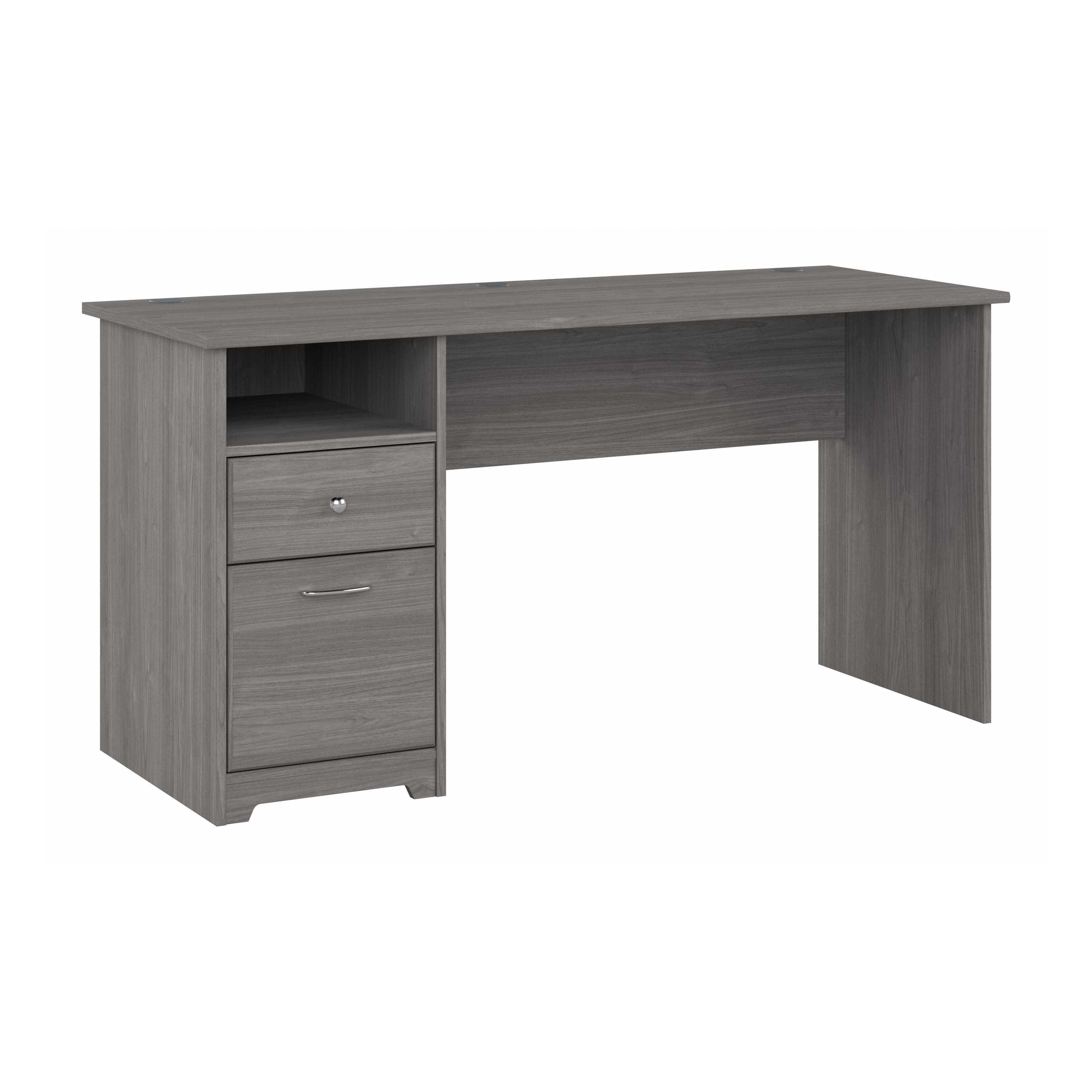 Shop Bush Furniture Cabot 60W Computer Desk with Drawers 02 WC31360 #color_modern gray