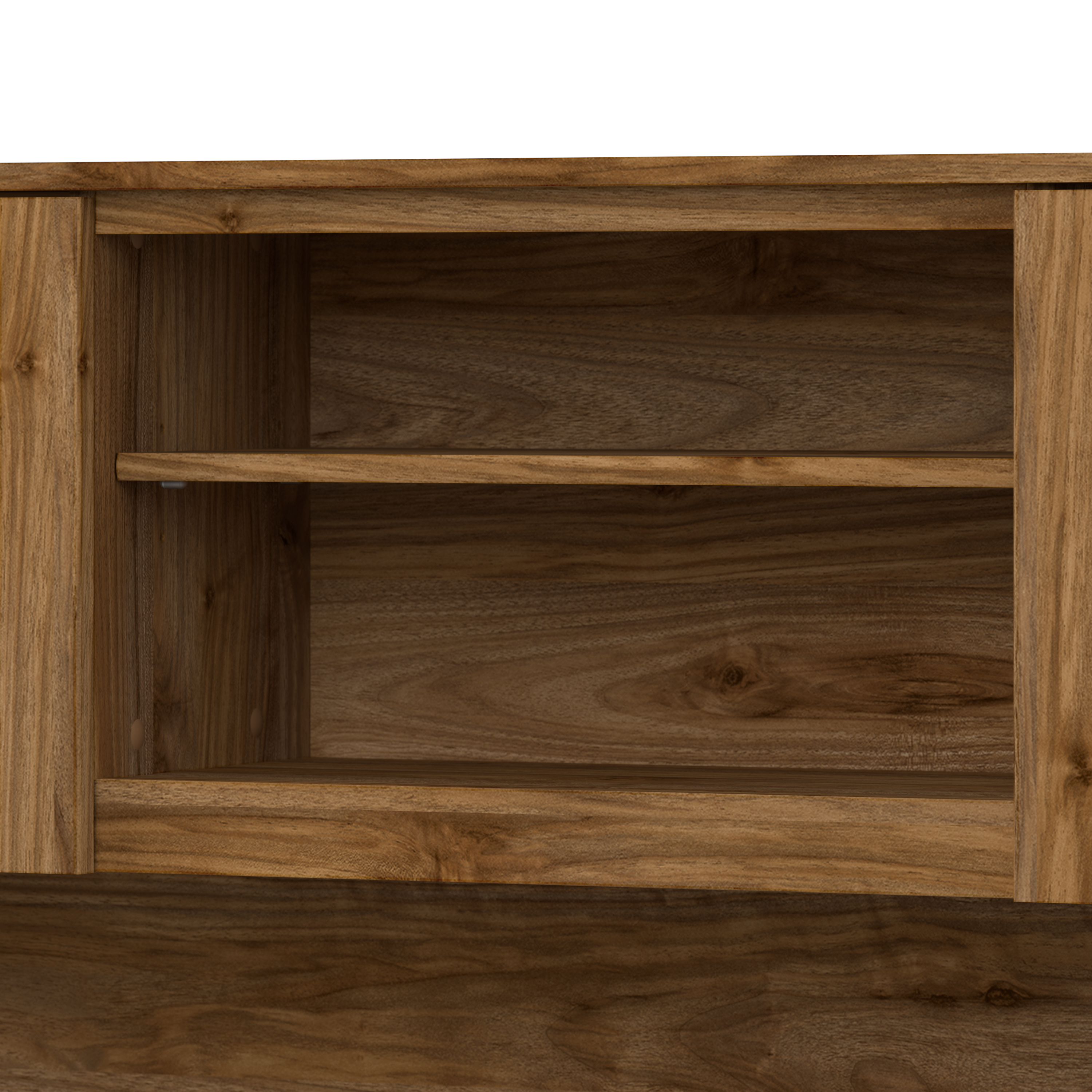 Shop Bush Furniture Somerset 60W Desk Hutch 08 WC81331 #color_fresh walnut