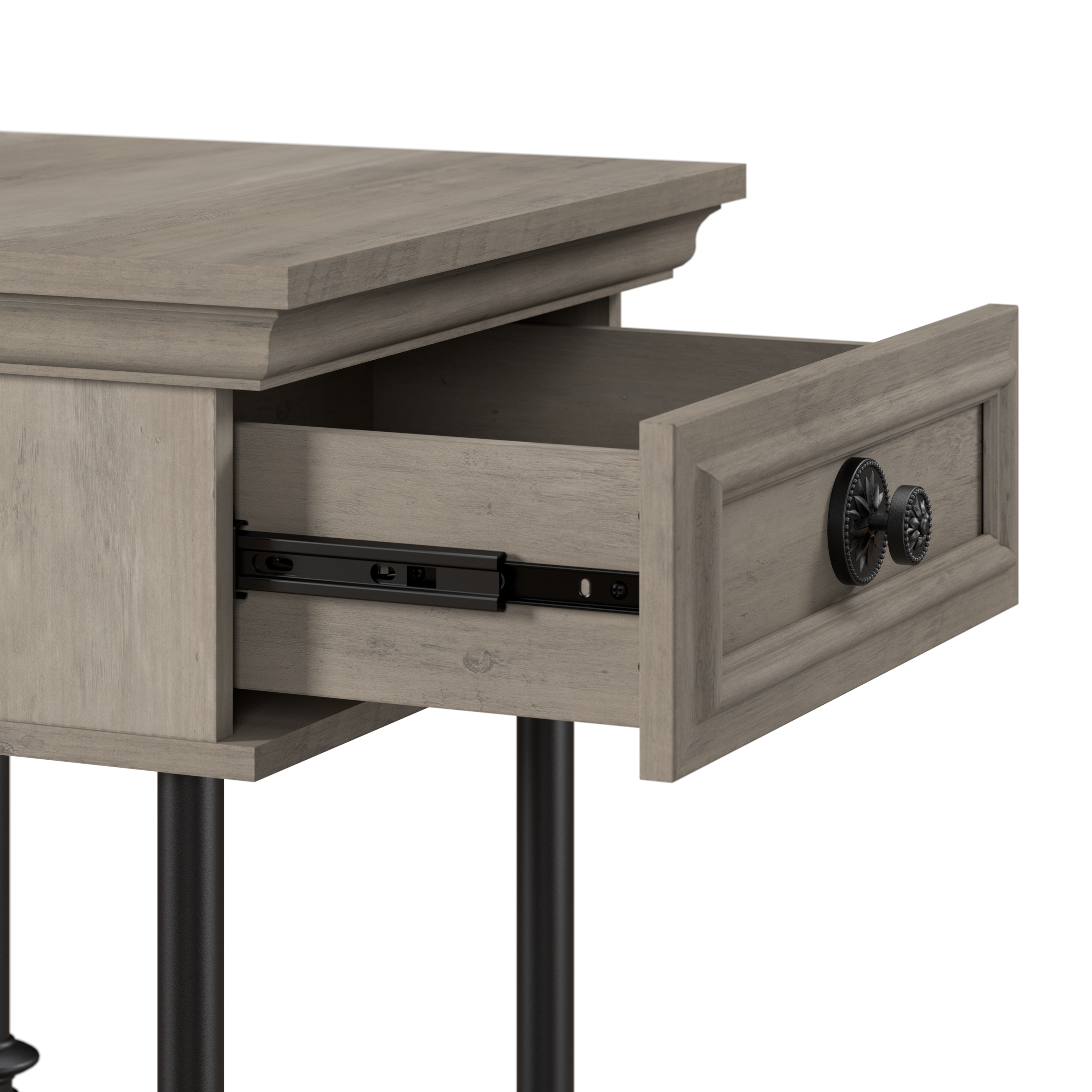Shop Bush Furniture Coliseum 60W Designer Desk with Storage 03 CSD160DG-03 #color_driftwood gray