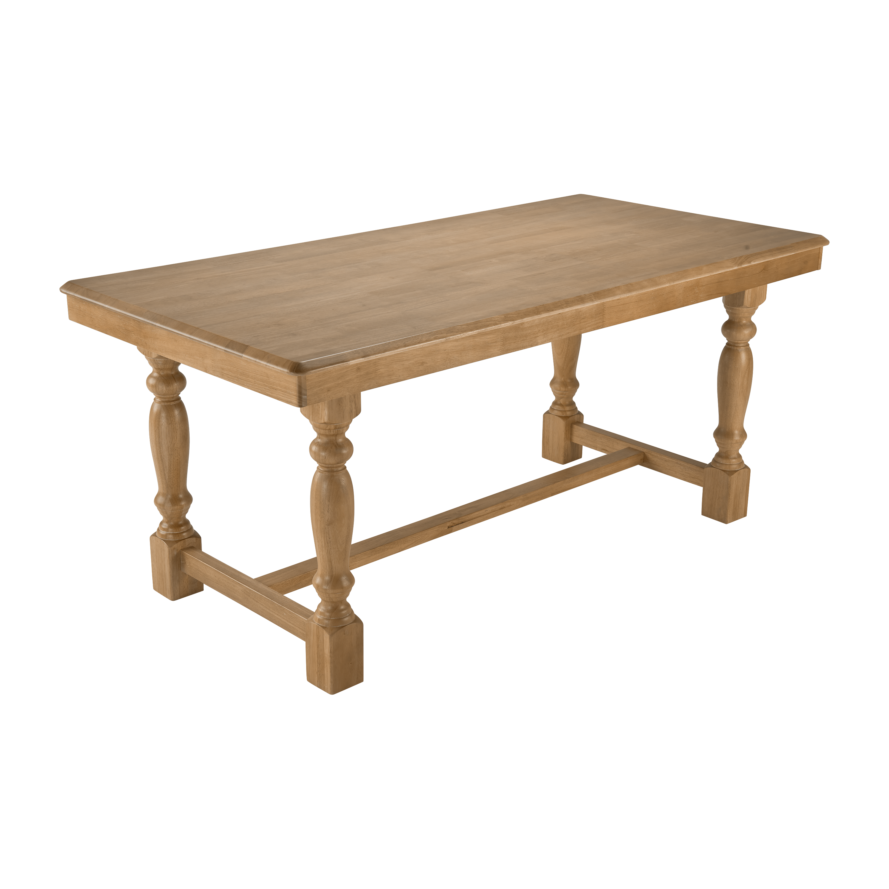 Shop Bush Furniture Sterling 67W Squire Trestle Dining Table 02 SLT01NHS-03K #color_natural honey brown