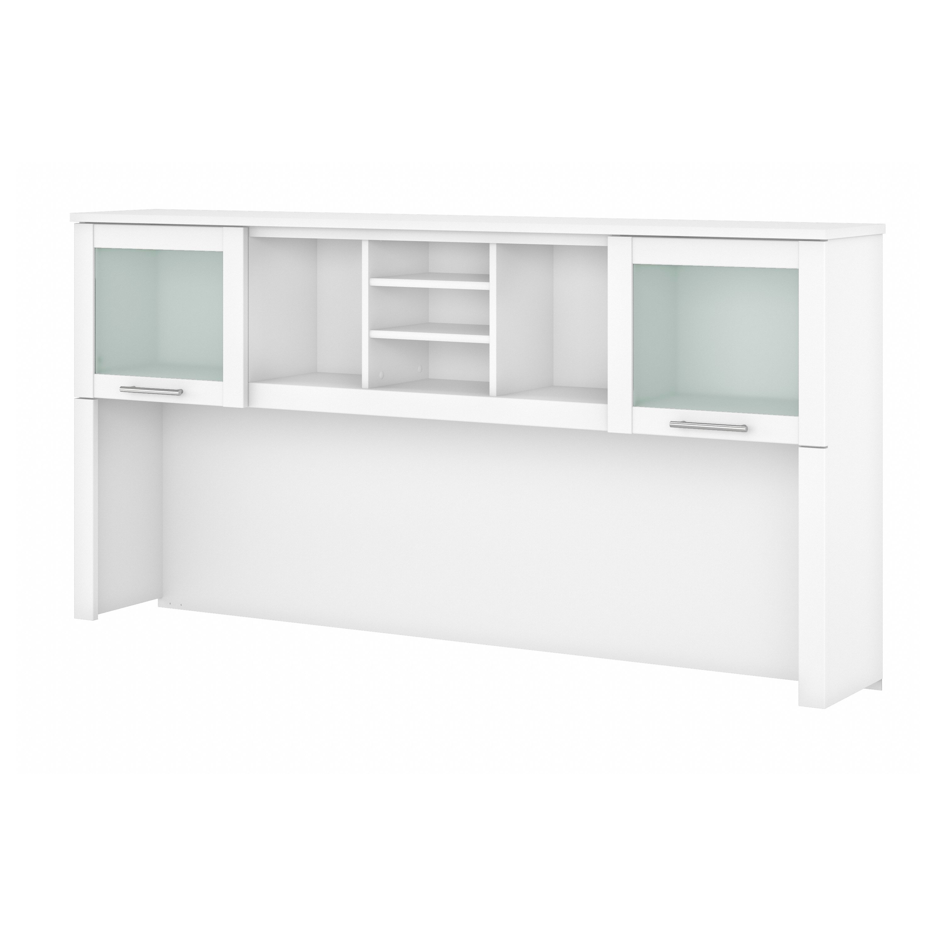 Shop Bush Furniture Somerset 72W Desk Hutch 02 WC81911 #color_white