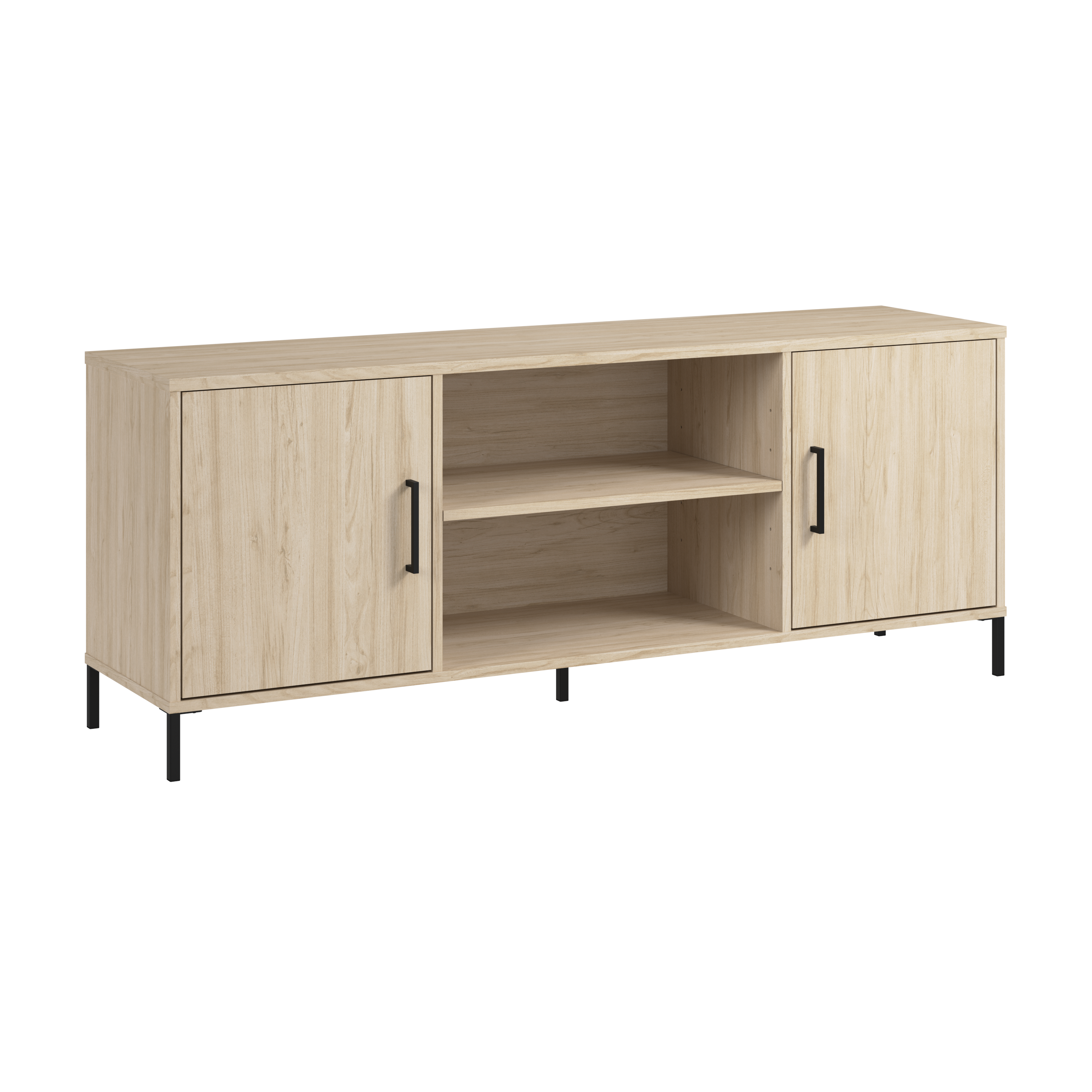 Shop Bush Furniture Essence 58W TV Stand 02 ESV158NE #color_natural elm