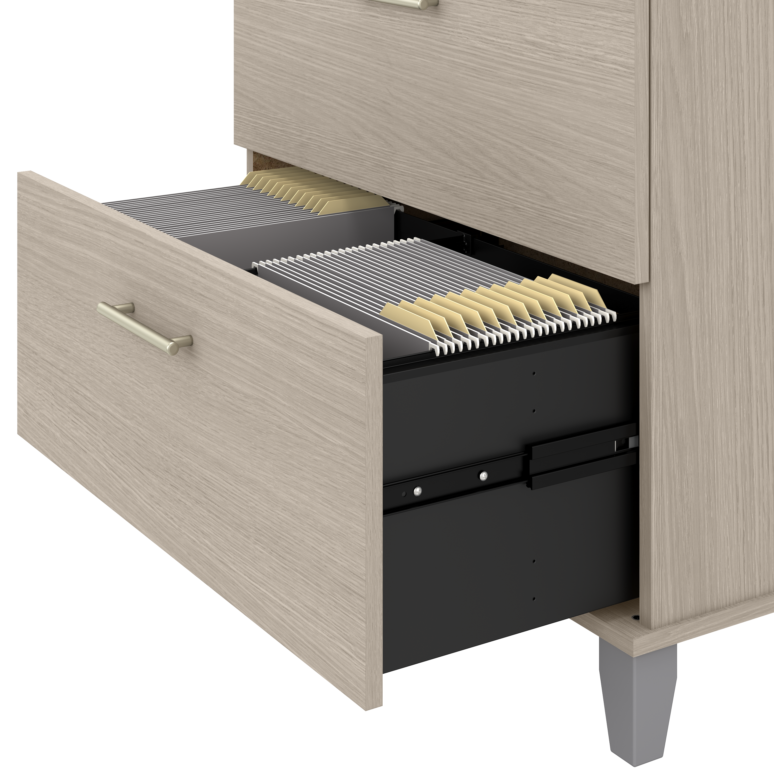 Shop Bush Furniture Somerset 2 Drawer Lateral File Cabinet 07 WC81180 #color_sand oak