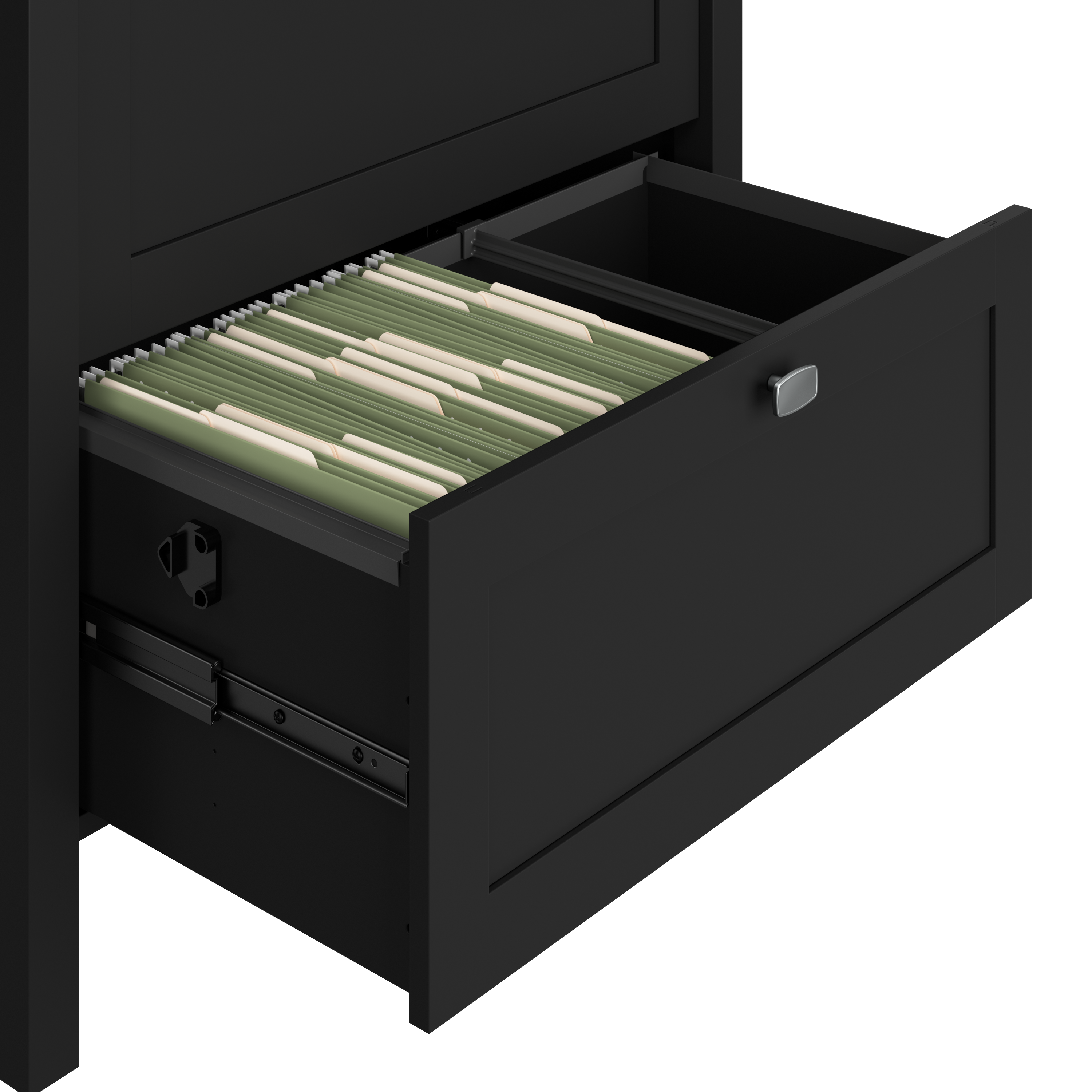 Shop Bush Furniture Broadview 2 Drawer Lateral File Cabinet 07 BDF131CBL-03 #color_classic black