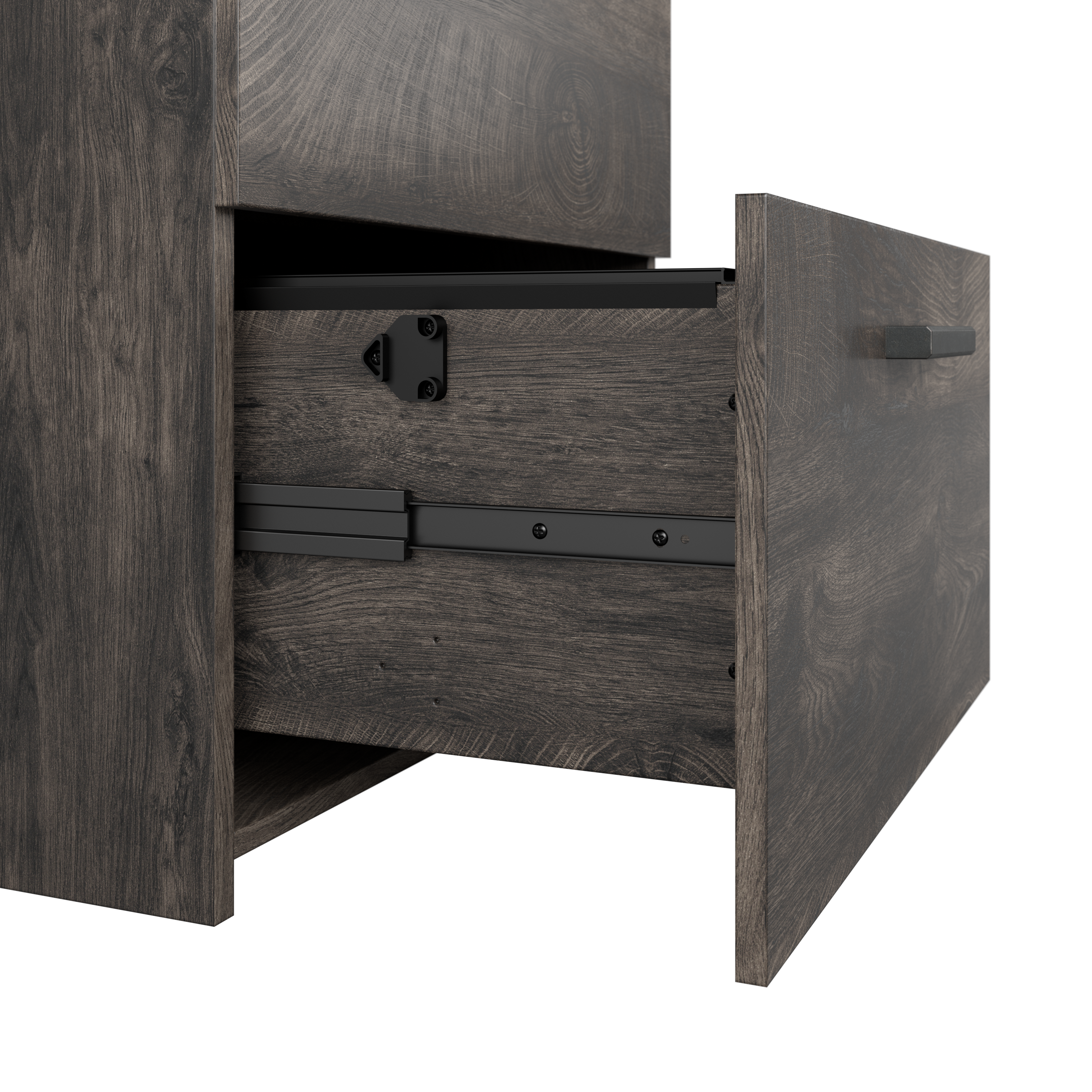 Shop Bush Furniture City Park 2 Drawer Lateral File Cabinet 07 CPF127GH-03 #color_dark gray hickory