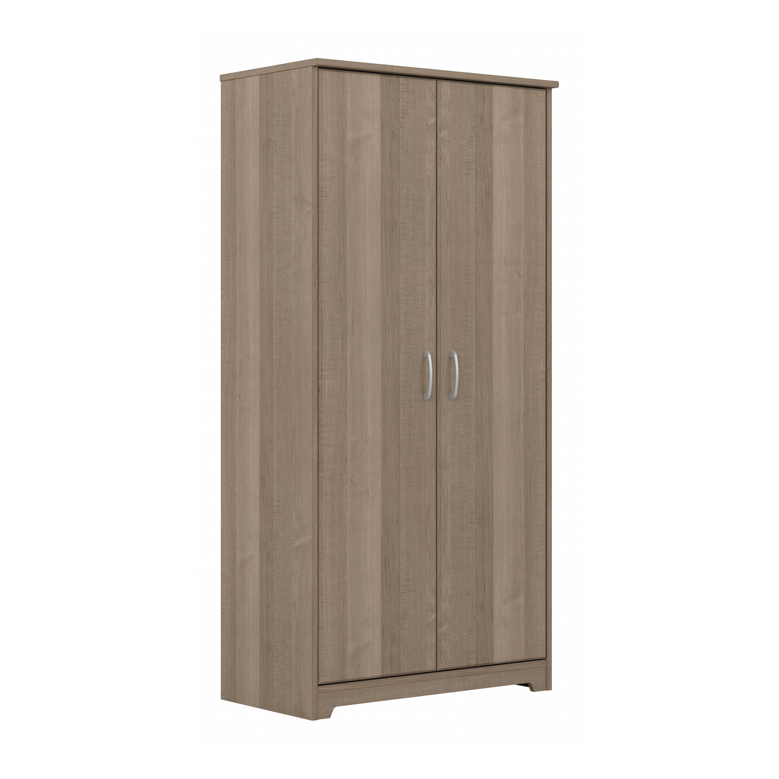 Shop Bush Furniture Cabot Tall Kitchen Pantry Cabinet with Doors 02 WC31299-Z #color_ash gray