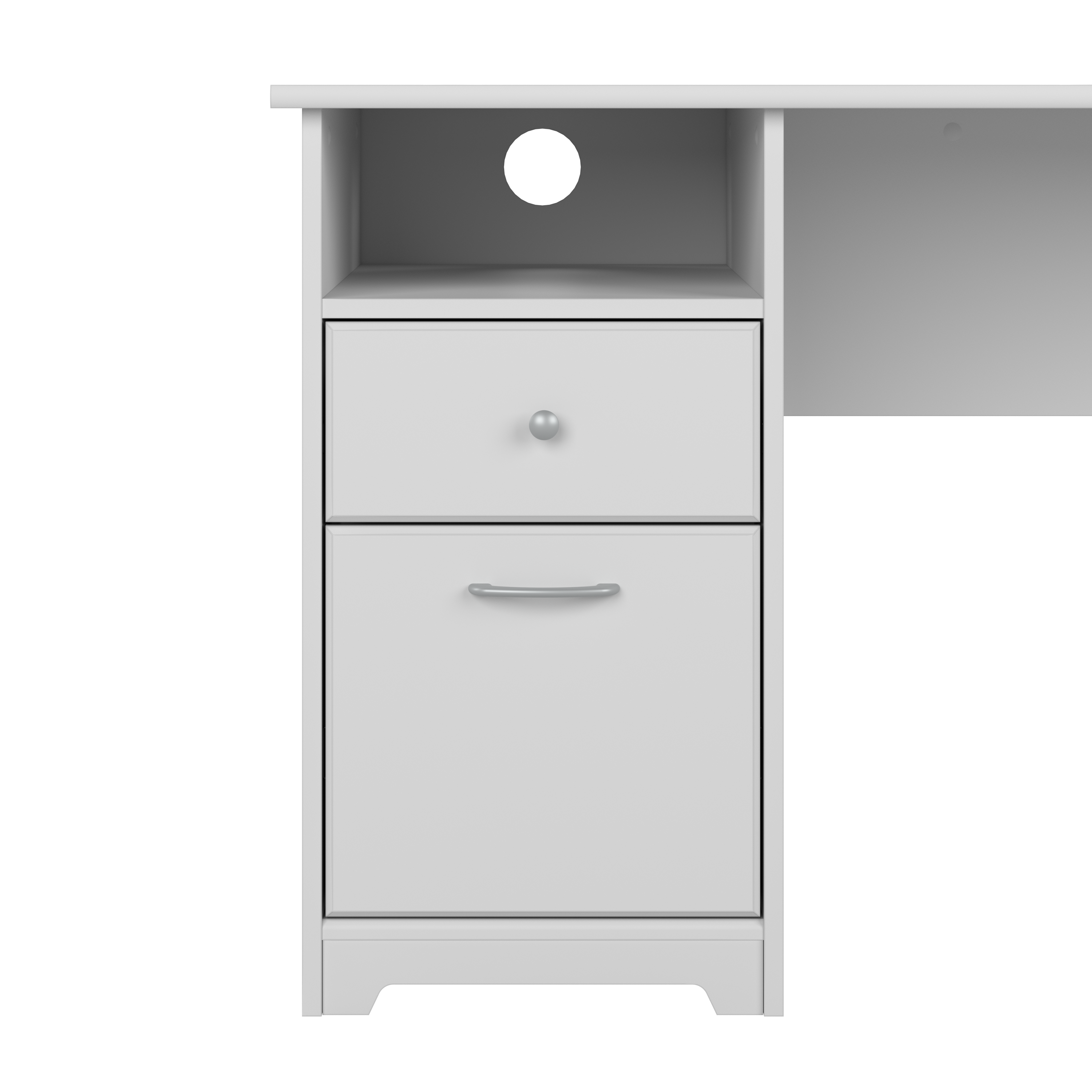 Shop Bush Furniture Cabot 72W L Shaped Computer Desk with Drawers 08 CAB051WHN #color_white