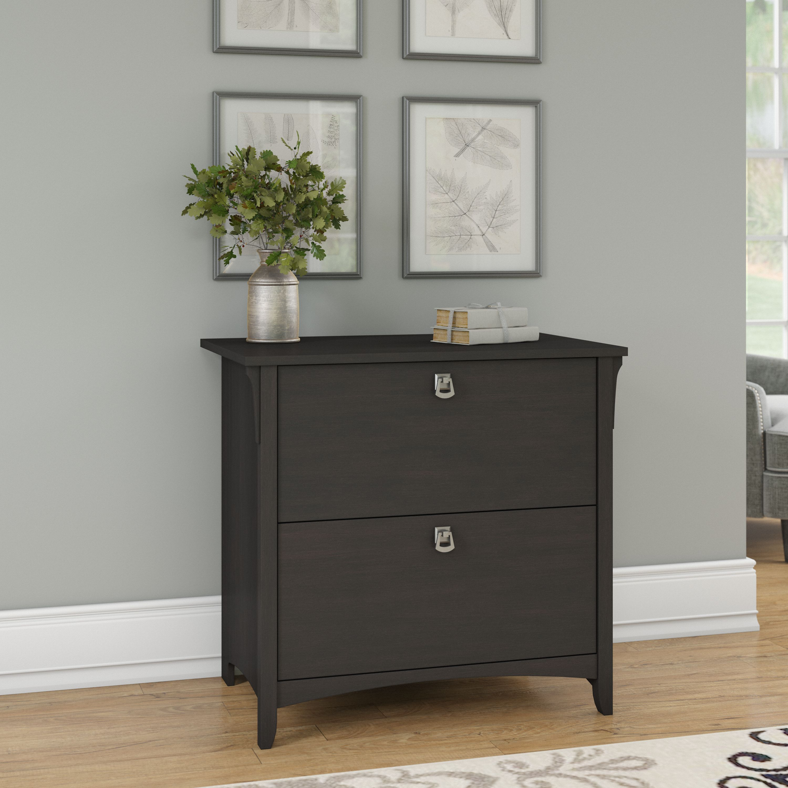 Shop Bush Furniture Salinas 2 Drawer Lateral File Cabinet 01 SAF132VB-03 #color_vintage black