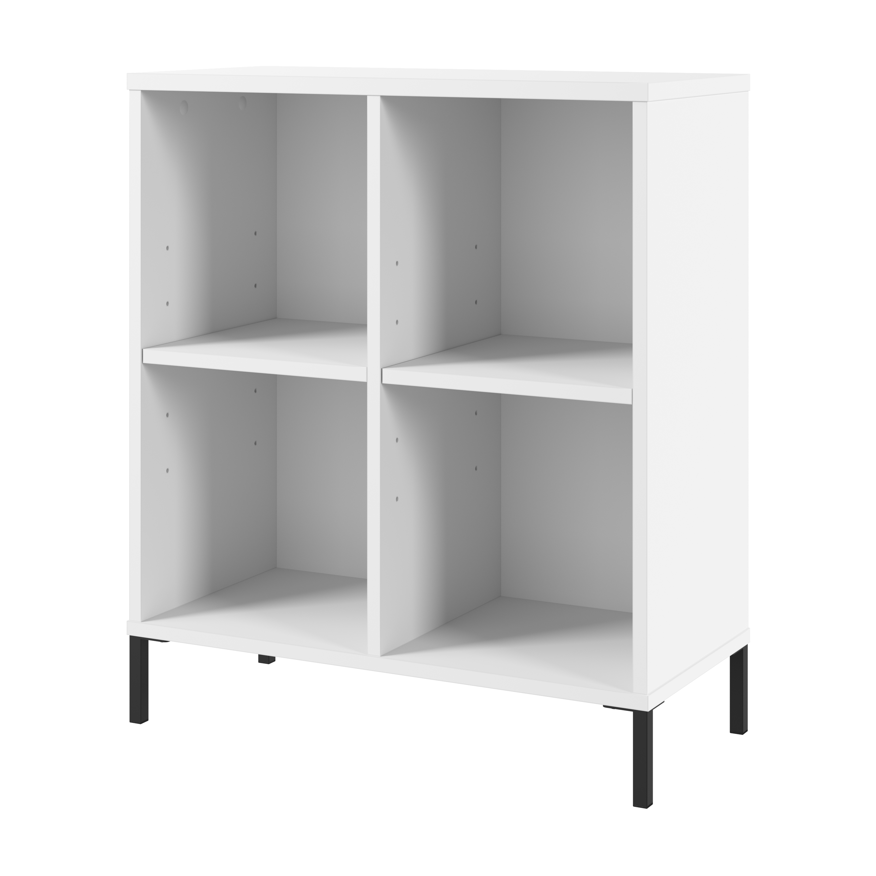 Shop Bush Furniture Soho 4 Cube Organizer 02 SHB125WH-Z #color_white