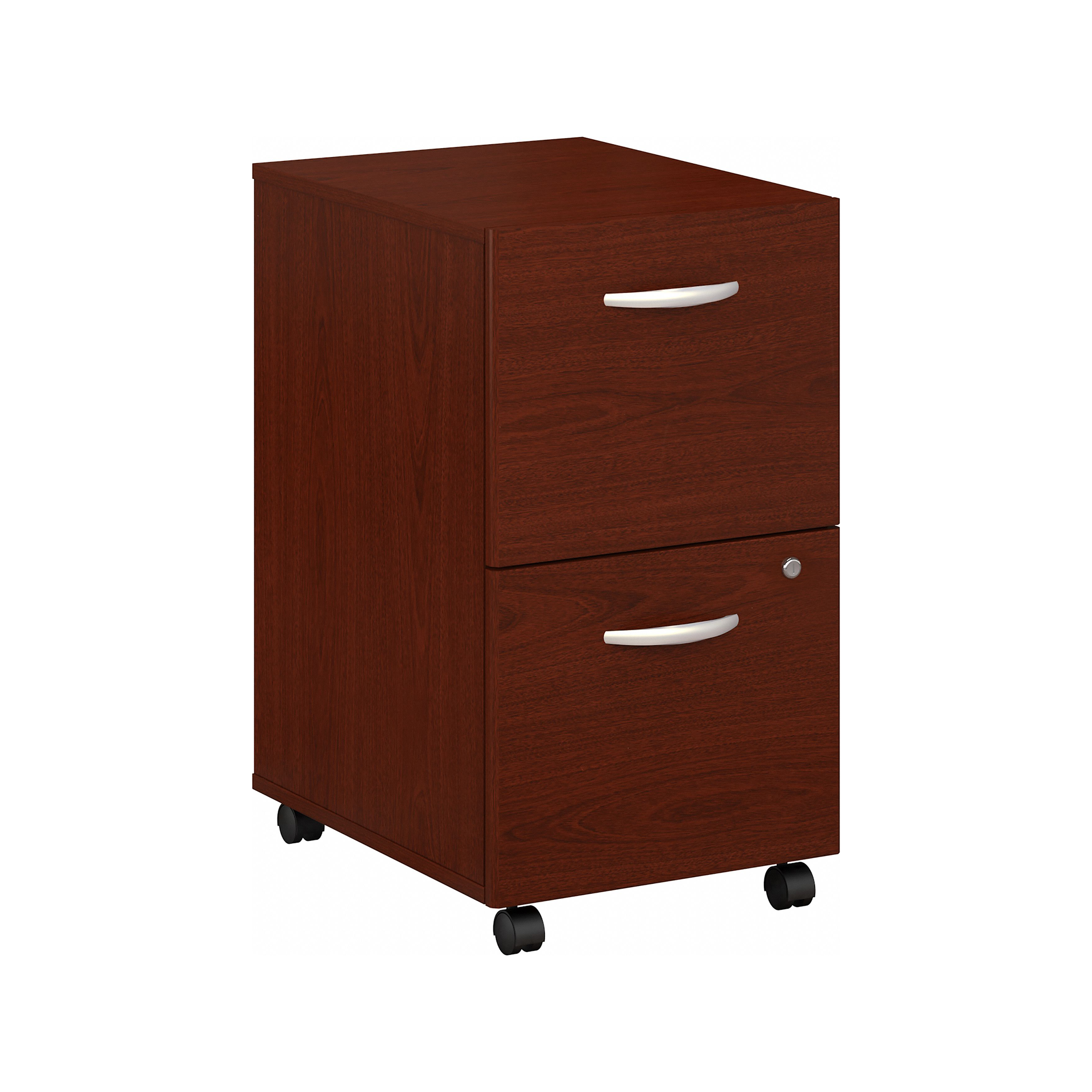 Shop Bush Business Furniture Series C 2 Drawer Mobile File Cabinet - Assembled 02 WC36752SU #color_mahogany