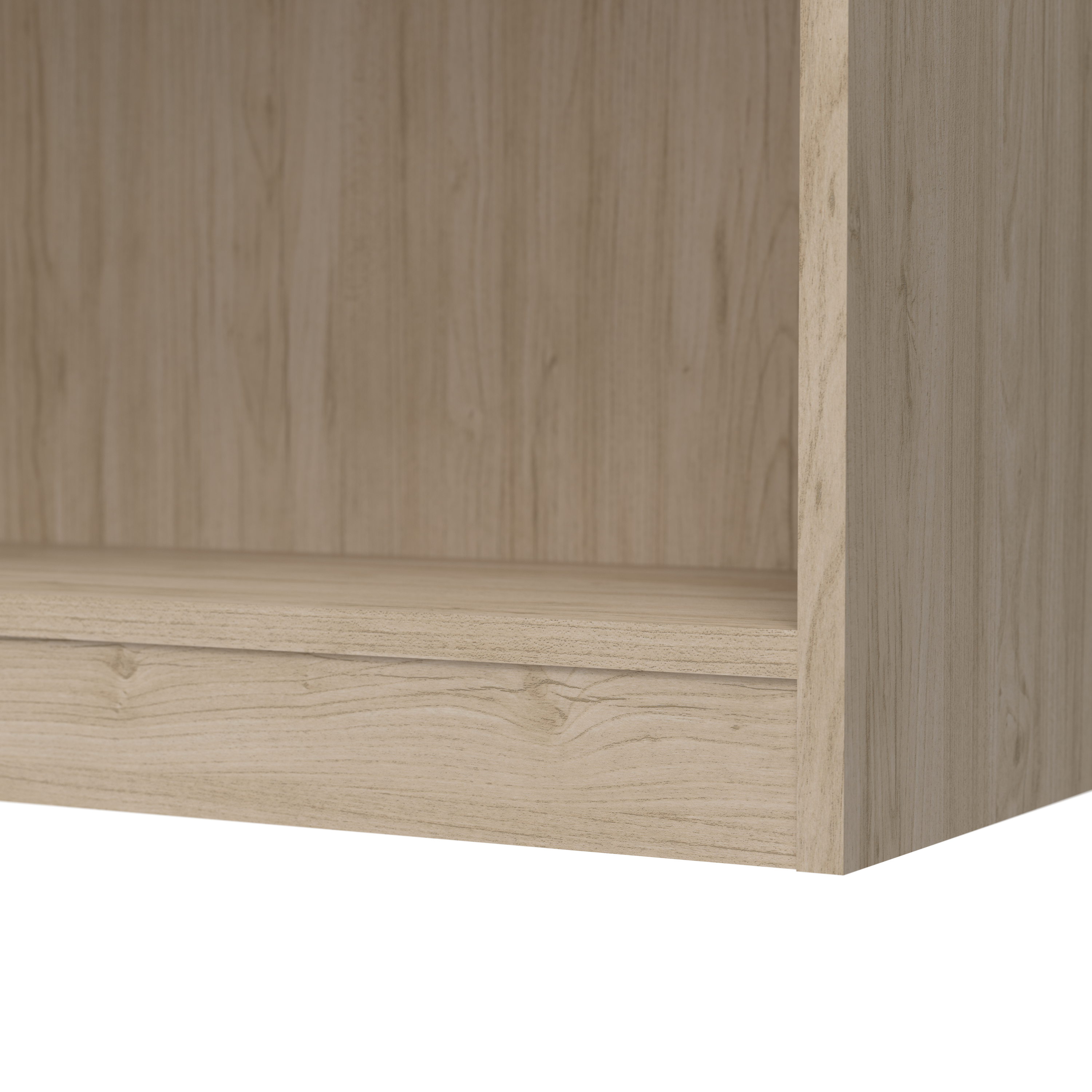 Shop Bush Furniture Universal Tall 5 Shelf Bookcase - Set of 2 05 UB003NE #color_natural elm
