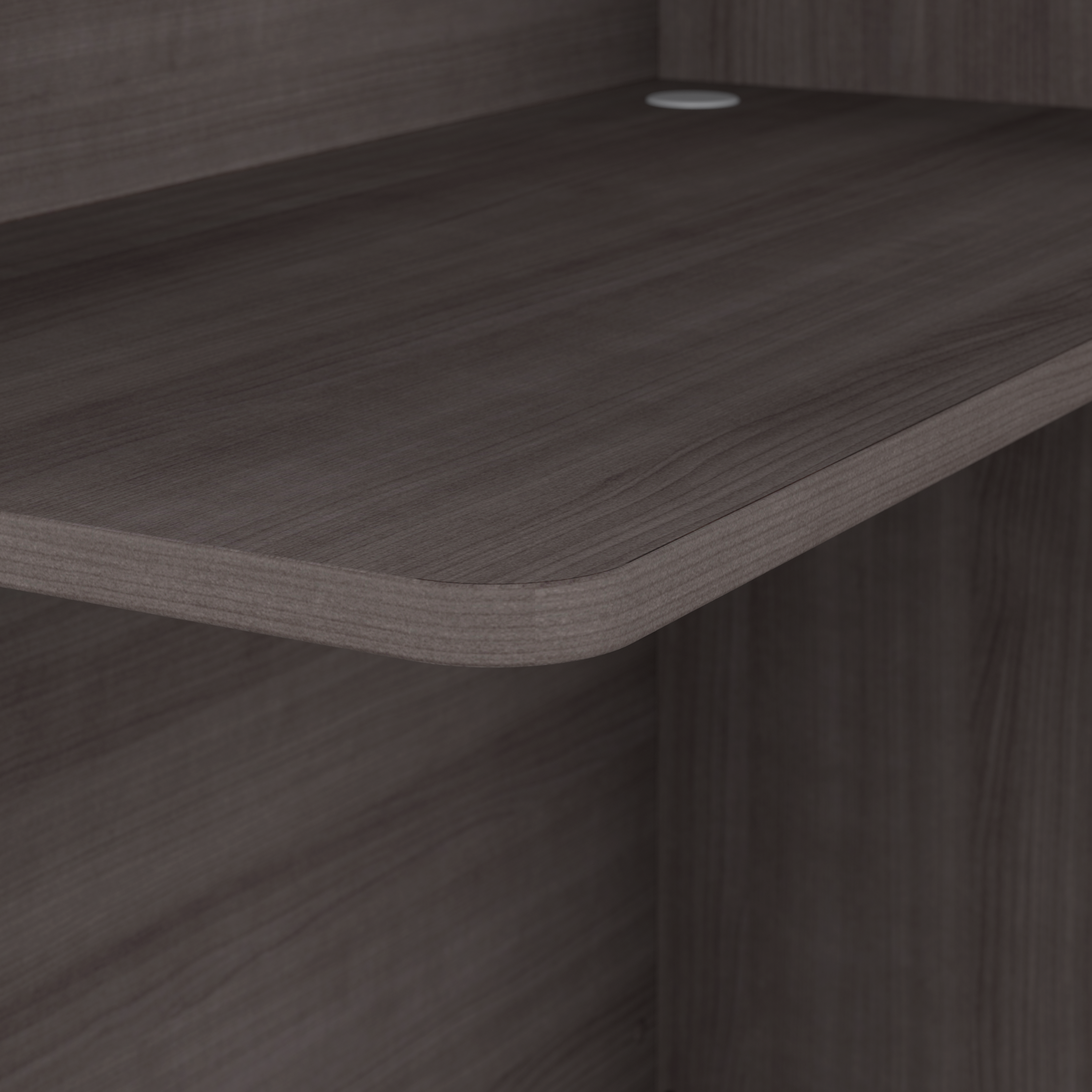 Shop Bush Business Furniture Studio C 72W Privacy Desk with Shelves 04 SCD572SGK #color_storm gray