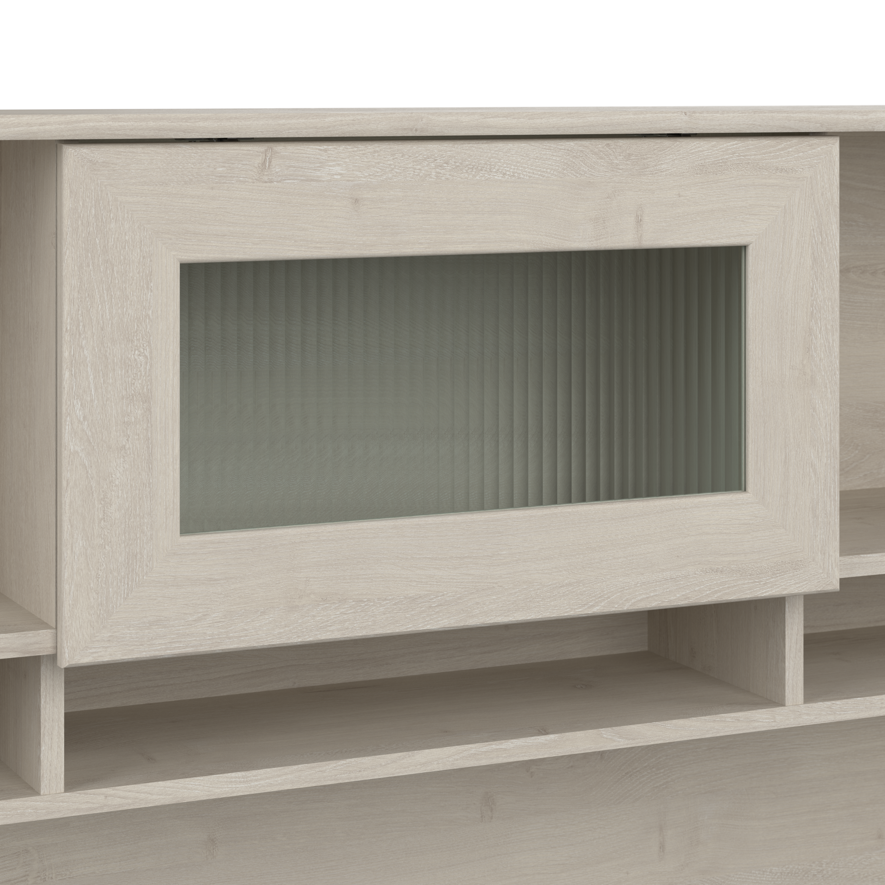 Shop Bush Furniture Cabot 60W Desk Hutch 08 WC31131 #color_linen white oak