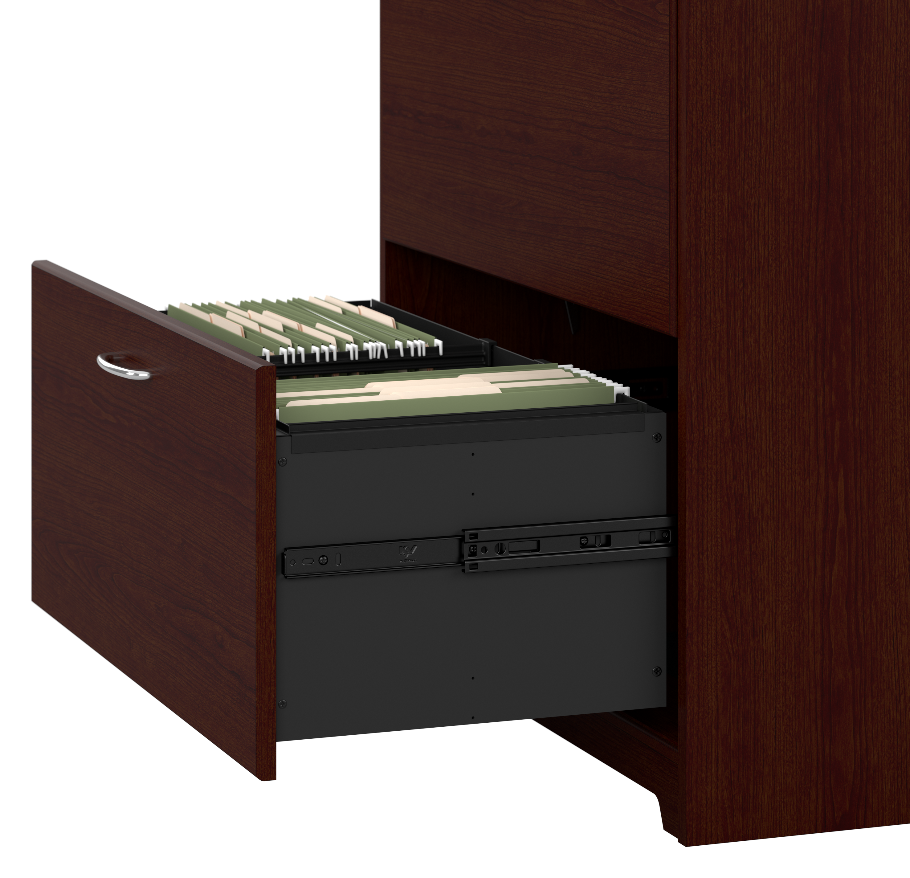 Shop Bush Furniture Cabot 2 Drawer Lateral File Cabinet 07 WC31480 #color_harvest cherry