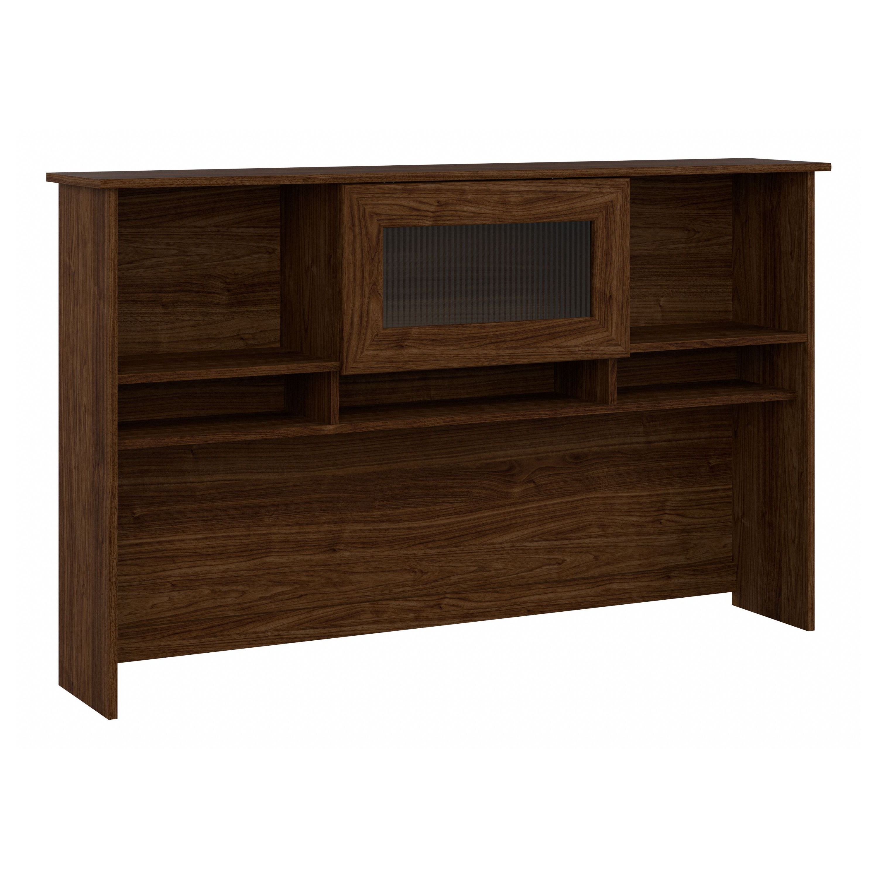 Shop Bush Furniture Cabot 60W Desk Hutch 02 WC31031 #color_modern walnut