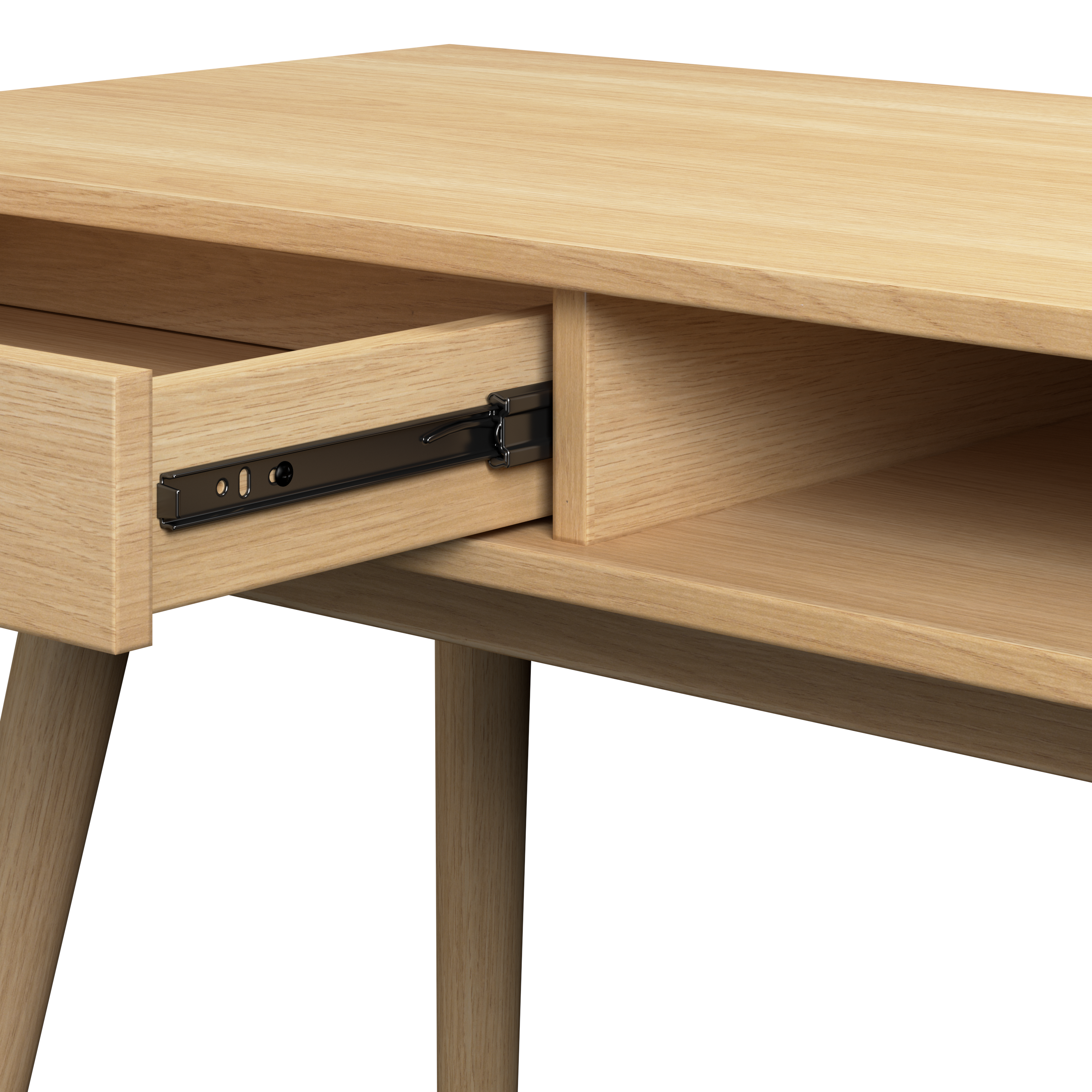 Shop Bush Furniture Nora 40W Writing Desk 08 NRD140NO-03 #color_natural oak