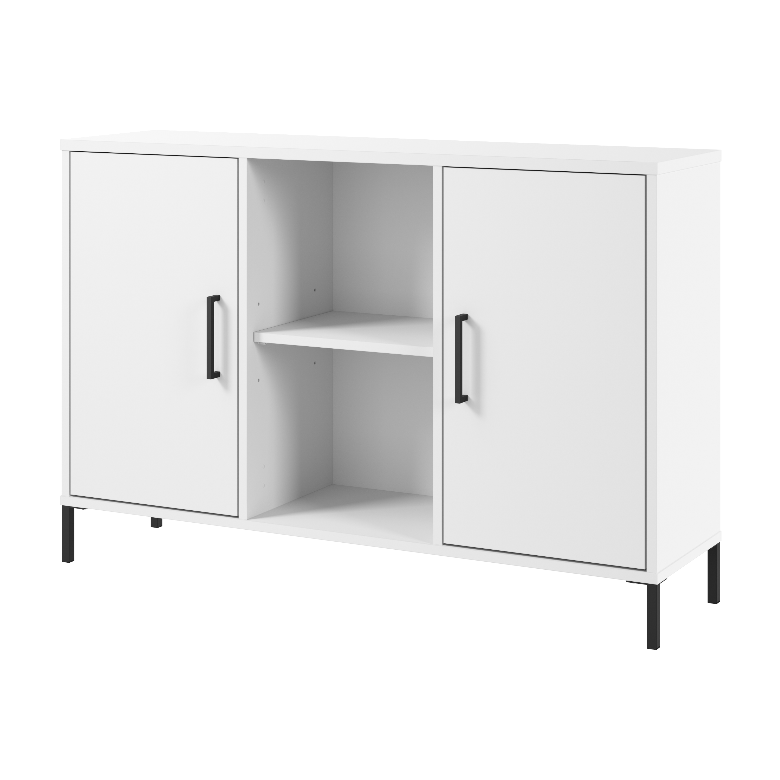 Shop Bush Furniture Soho Accent Cabinet with Doors 02 SHS143WH-Z #color_white