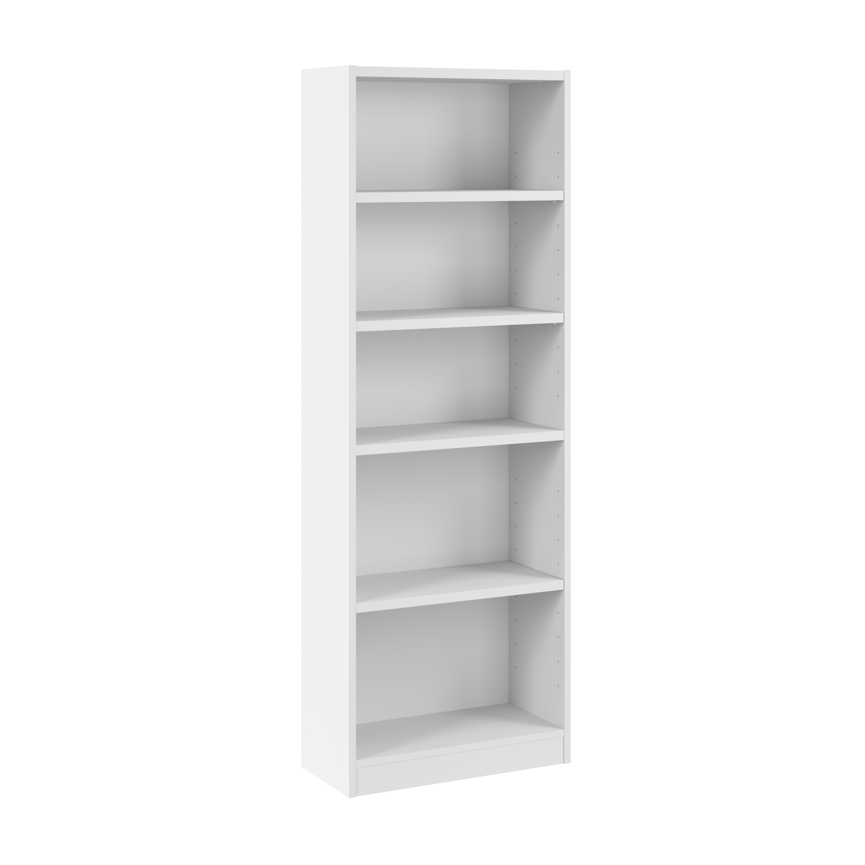 Shop Bush Furniture Universal 25W Tall 5 Shelf Bookcase 02 UBB125WH #color_white