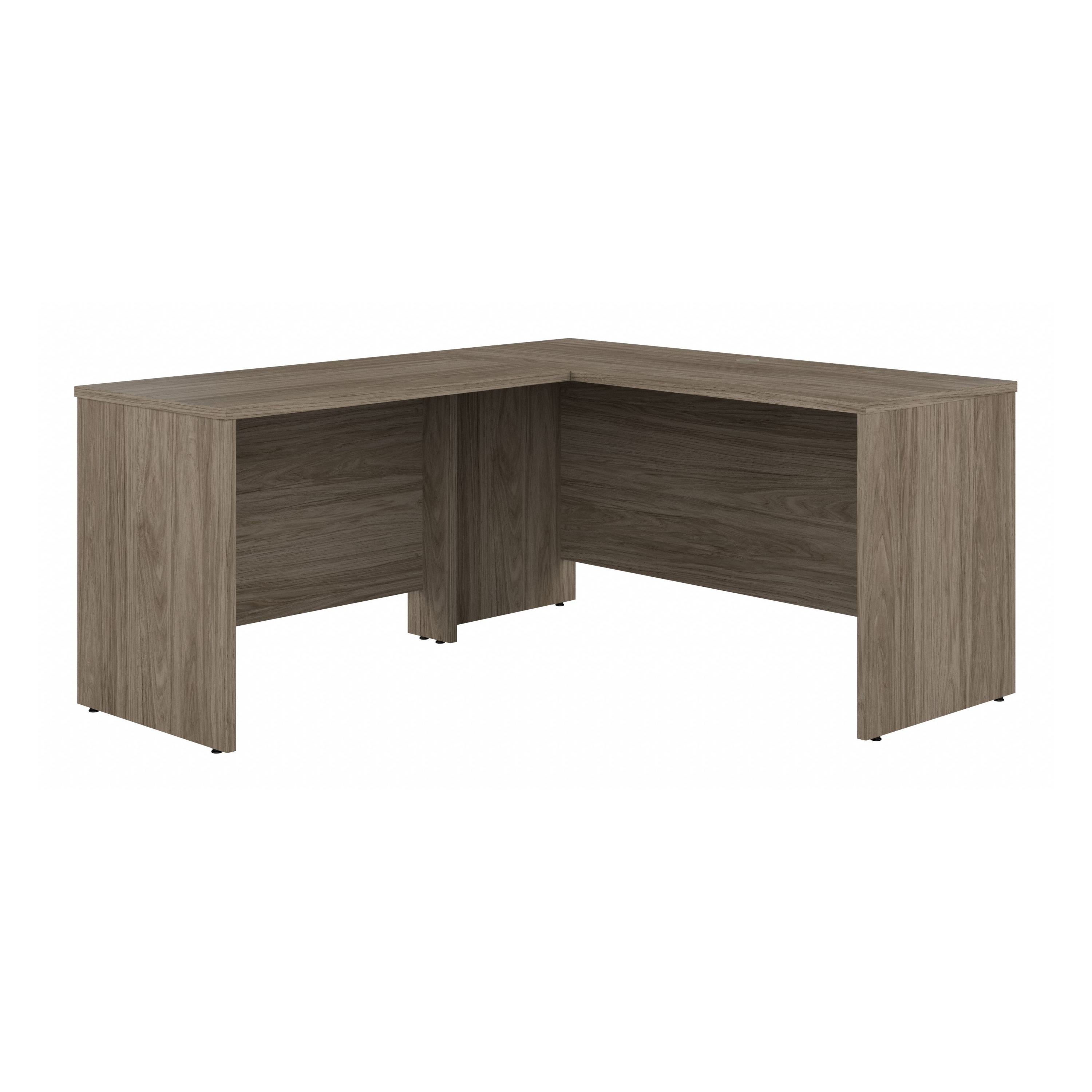 Shop Bush Business Furniture Studio C 60W x 24D L Shaped Desk with 42W Return 02 STC051MH #color_modern hickory