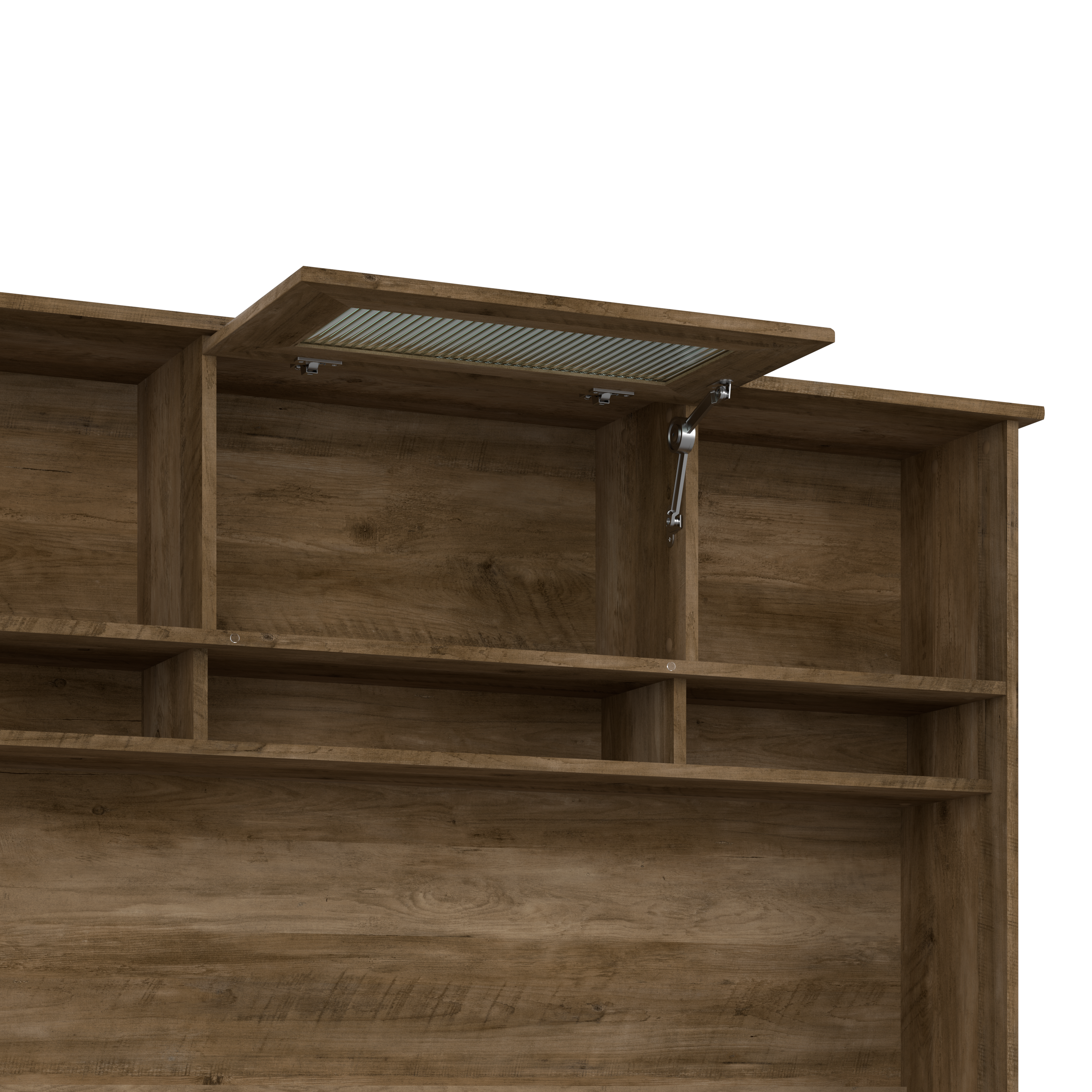 Shop Bush Furniture Cabot 60W Desk Hutch 07 WC31531 #color_reclaimed pine