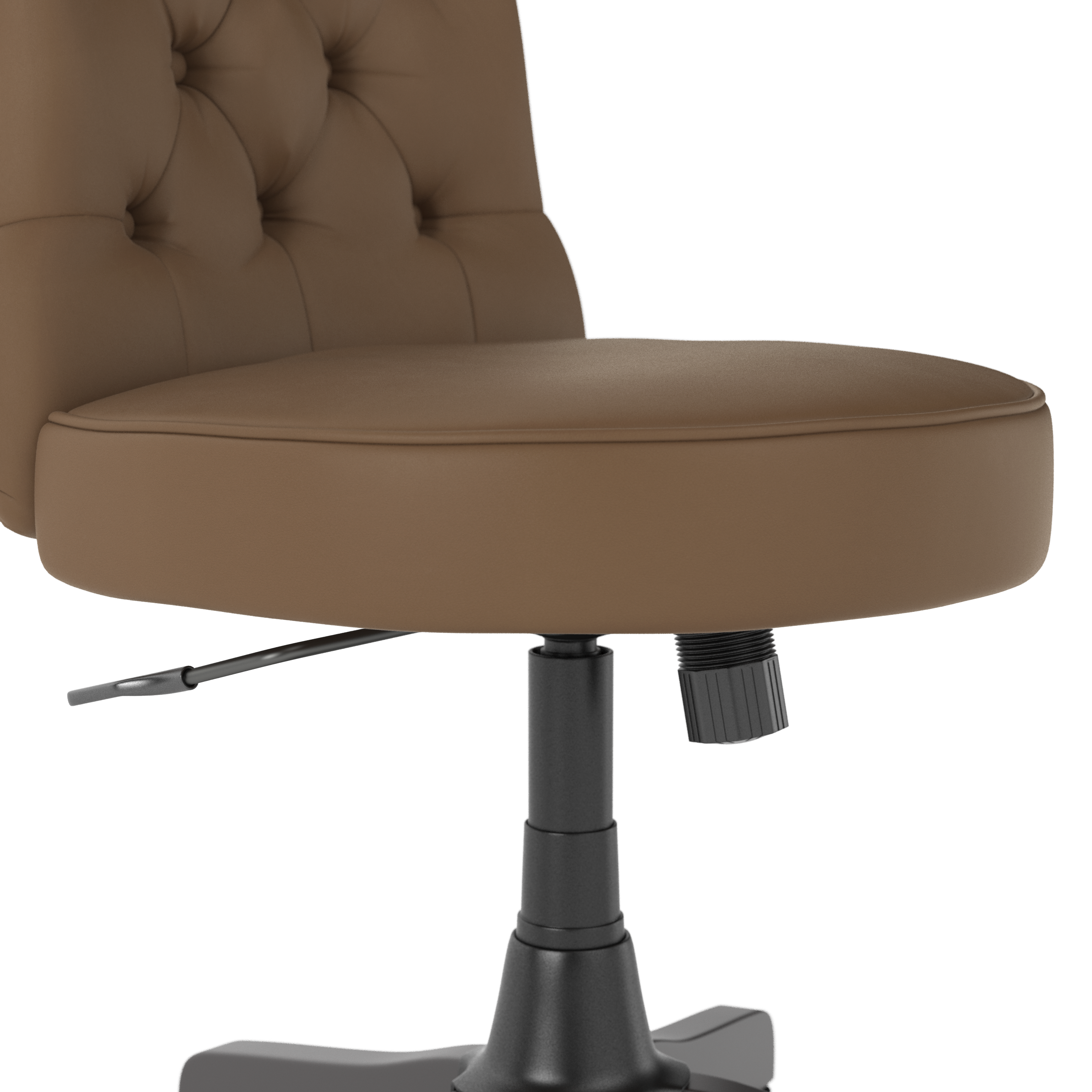 Shop Bush Business Furniture Arden Lane Mid Back Tufted Office Chair 08 CH2301SDL-03 #color_saddle leather