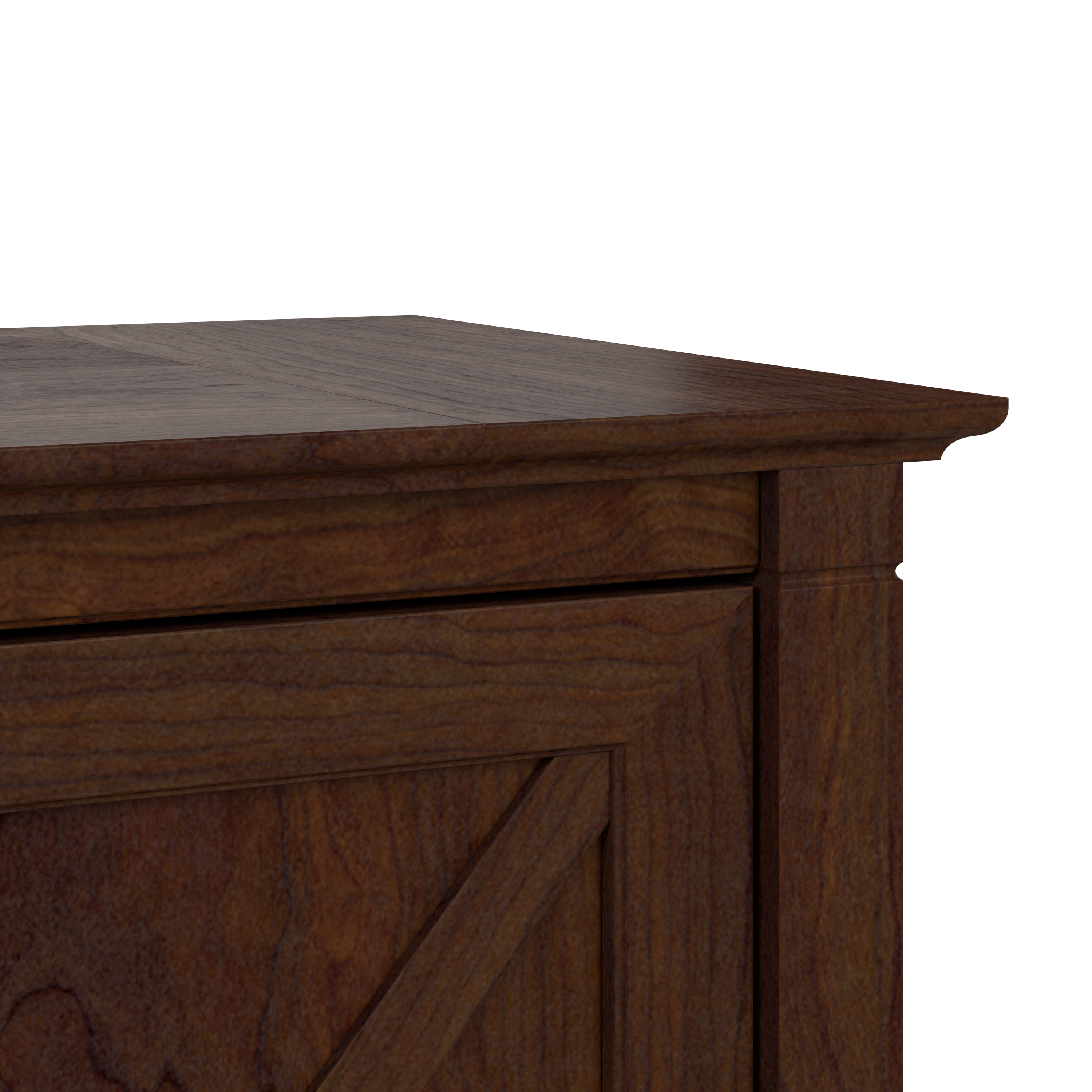 Shop Bush Furniture Key West 2 Drawer Lateral File Cabinet 09 KWF130BC-03 #color_bing cherry