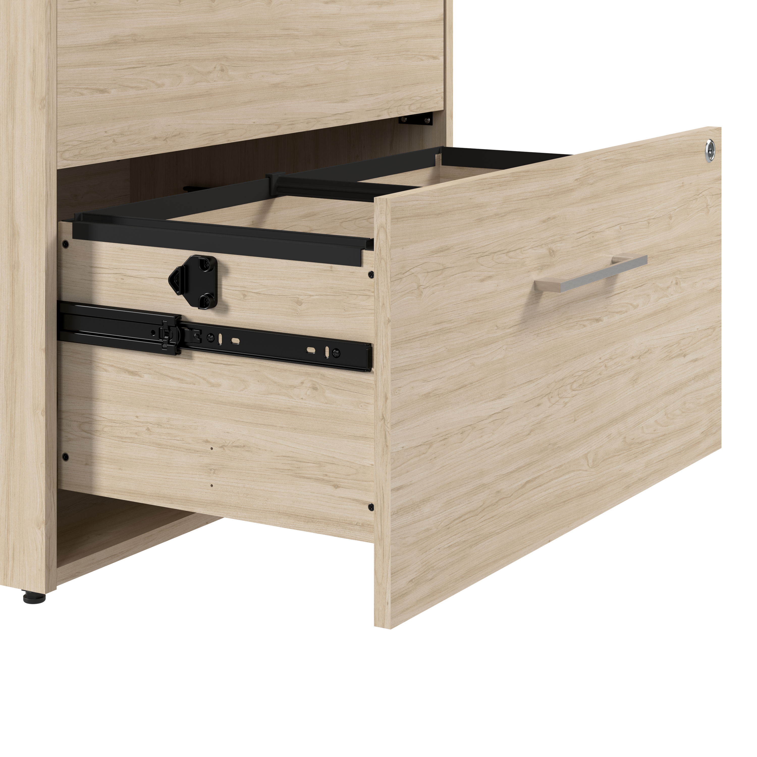 Shop Bush Business Furniture Hustle 2 Drawer Lateral File Cabinet 03 HUF130NE #color_natural elm
