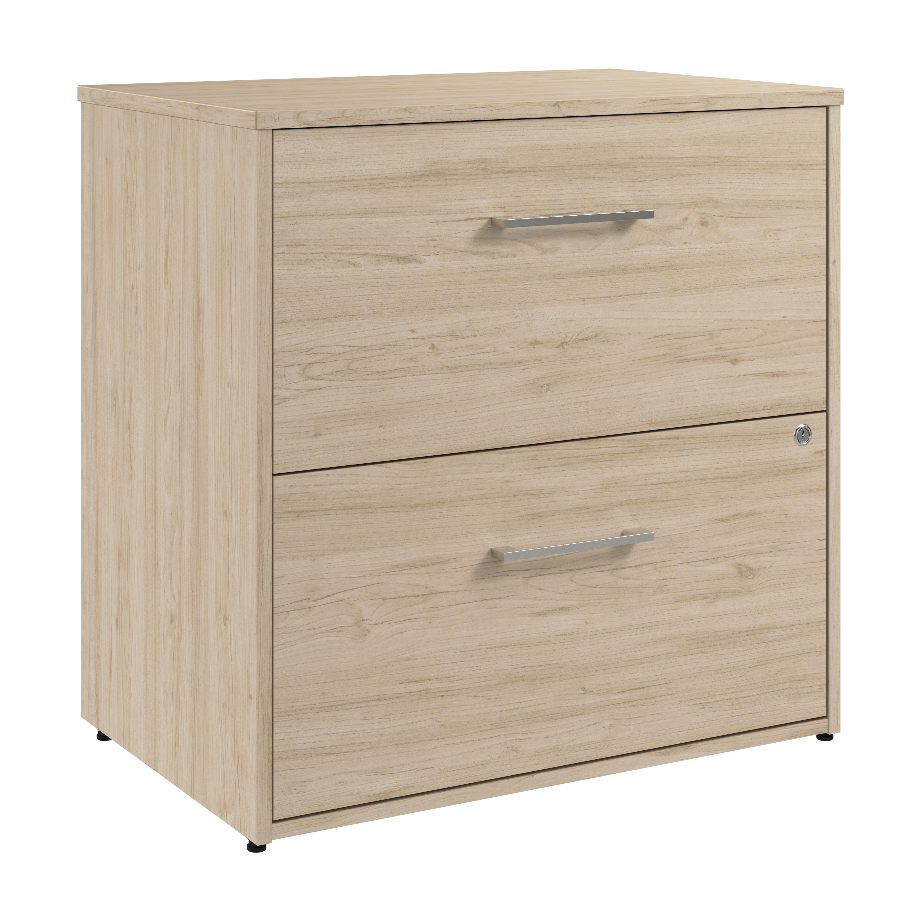 Shop Bush Business Furniture Hustle 2 Drawer Lateral File Cabinet 02 HUF130NE #color_natural elm
