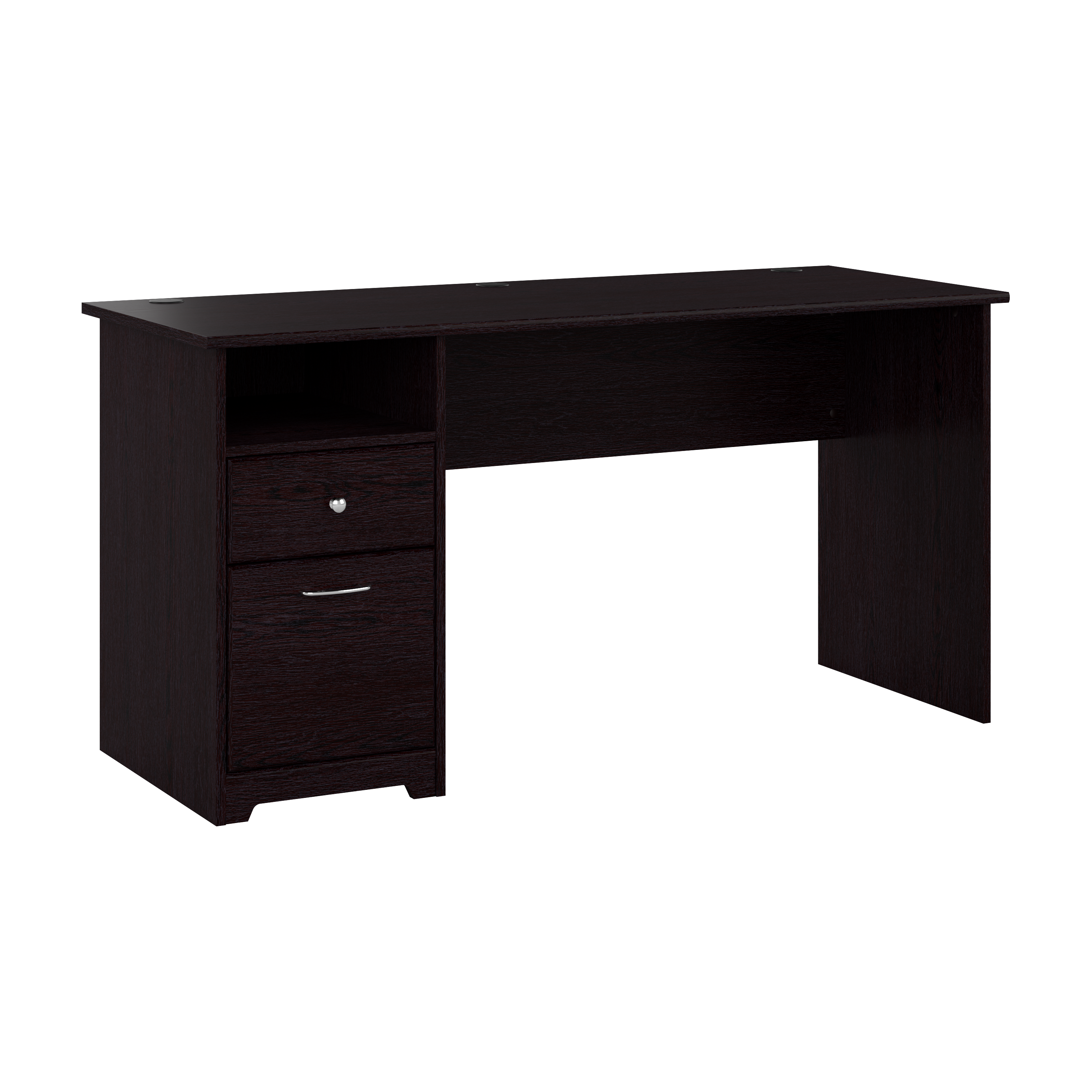 Shop Bush Furniture Cabot 60W Computer Desk with Drawers 02 WC31860 #color_espresso oak